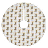 Howdy Feestdagen kerstlampjes Cowboy Boot Kerstboom Rok (Voorkant)