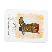 Howdy Feestdagen kerstlampjes Cowboy Boot Magneet (Horizontaal)