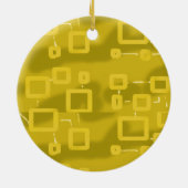 Howdy Geometric  Keramisch Ornament (Achterkant)