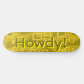 Howdy Geometric  Persoonlijk Skateboard (Horizontaal)