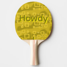 Howdy Geometric Tafeltennisbatje