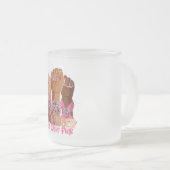 Howdy Ghouls Skeleton Cowboy Western Halloween Matglas Koffiemok (Voorkant rechts)