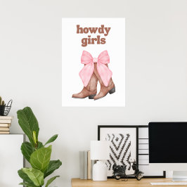 Howdy girls poster