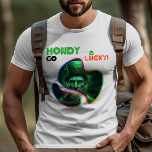 Howdy Go Lucky! - Iers Geluk en Lach T-shirt