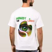 Howdy Go Lucky! - Ierse tradities T-shirt (Achterkant)