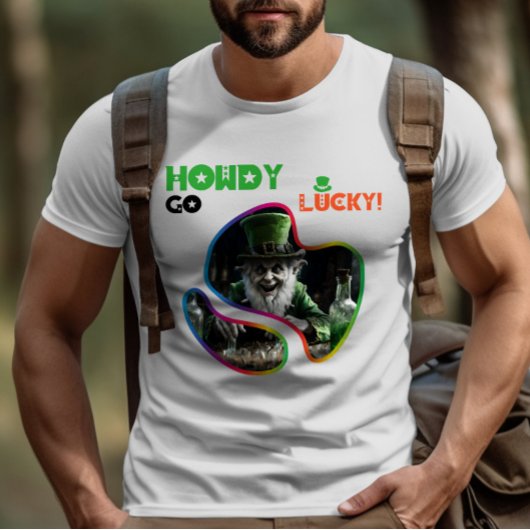 Howdy Go Lucky! - Leprechaun's Pot of Fun T-shirt