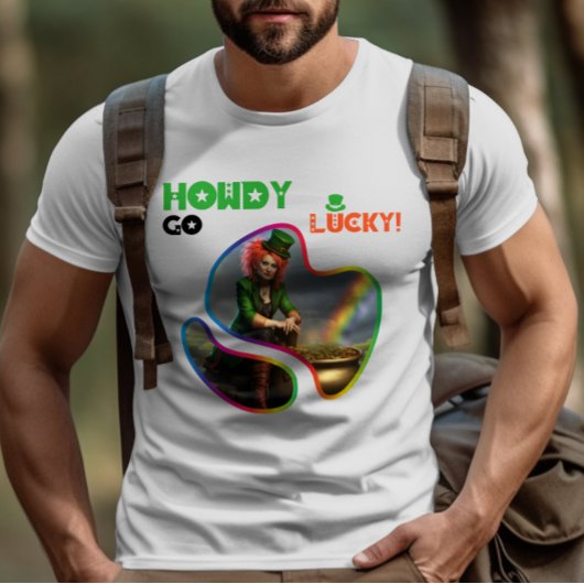 Howdy Go Lucky! - Leprechaun's Scavenger Hunt T-shirt