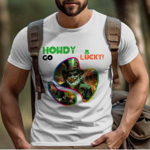 Howdy Go Lucky! - Leprechaun's Verbergen en zoeken T-shirt