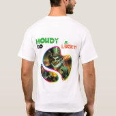 Howdy Go Lucky! - Leprechaun's Verbergen en zoeken T-shirt (Achterkant)