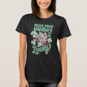 Howdy Go Lucky Western Rodeo St Patrick's Day T-shirt (Voorkant)