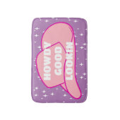 Howdy Goed Uiterlijk Rancher Cowboy Pet Lila Dorm Badmat (Voorkant Verticaal)
