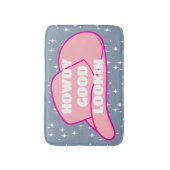 Howdy Good Lookin Rancher Cowboy Pet Blauw Badmat (Voorkant Verticaal)