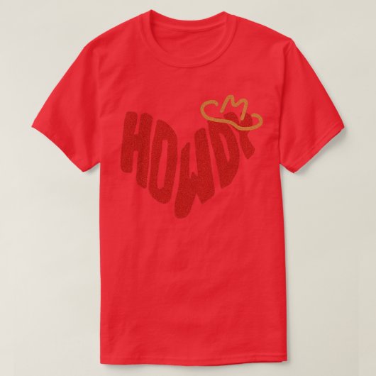 Howdy Heart TShirt 2 (Design voorkant)