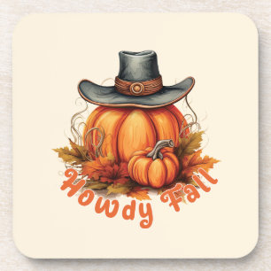 Howdy Herfst - Rustieke herfstvibes Bier Onderzetter