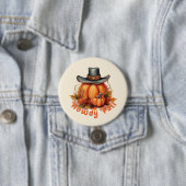 Howdy Herfst - Rustieke herfstvibes Ronde Button 7,6 Cm (In situ)
