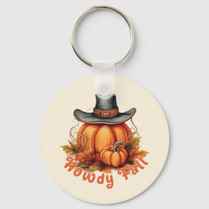 Howdy Herfst - Rustieke herfstvibes Sleutelhanger