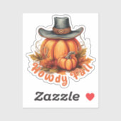 Howdy Herfst - Rustieke herfstvibes Sticker (Vel)