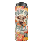 Howdy Herfst succulente Koe Thermosbeker (Voorkant)