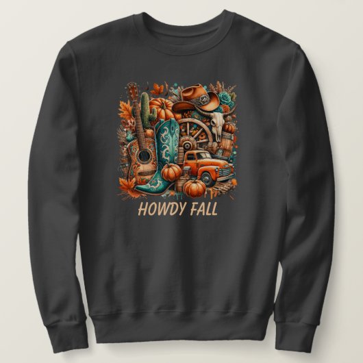 Howdy Herfst Sweatshirt (Design voorkant)