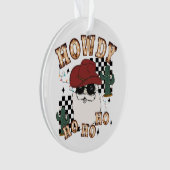 Howdy Ho Ho Santa Ornament (voorkant)