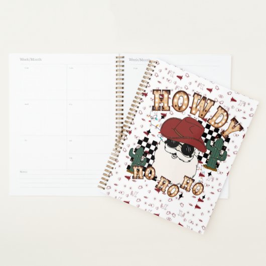 Howdy Ho Ho Santa Planner (Display)