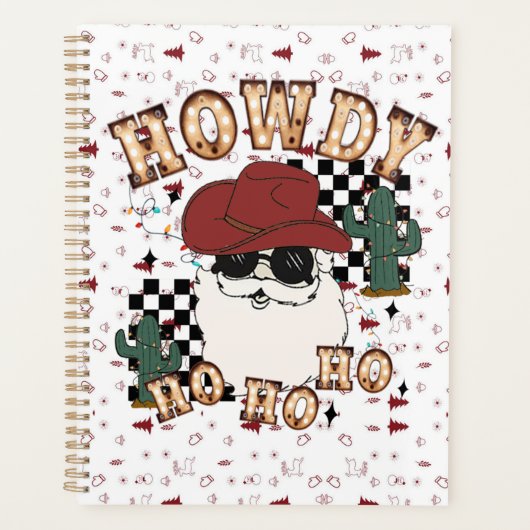 Howdy Ho Ho Santa Planner (Voorkant)