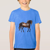 Howdy Horse Tri-Blend Shirt (Voorkant)