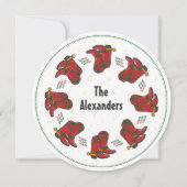 HOwdy HOwdy Kerstmis Cowboy Boots Feestdagenkaart (Voorkant)