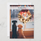 HOwdy HOwdy Kerstmis Cowboy Boots Foto Feestdagenkaart (Achterkant)