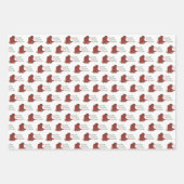 HOwdy HOwdy Kerstmis Cowboy Boots Inpakpapier Vel (Voorkant)