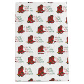 HOwdy HOwdy Kerstmis Cowboy Boots Medium Cadeauzakje (Voorkant)