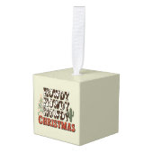 Howdy Howdy Kerstmis Familie Kerstfeest Gift Decoratie (Voorkant hoekig)