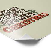 Howdy Howdy Kerstmis Familie Kerstfeest Gift Foto Afdruk (Hoek)