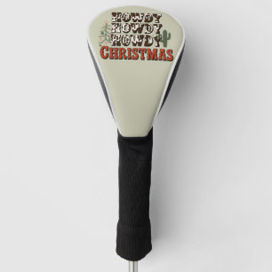 Howdy Howdy Kerstmis Familie Kerstfeest Gift Golfheadcover