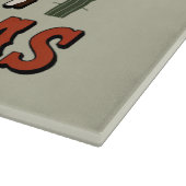 Howdy Howdy Kerstmis Familie Kerstfeest Gift Snijplank (Hoek)