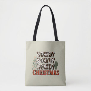 Howdy Howdy Kerstmis Familie Kerstfeest Gift Tote Bag