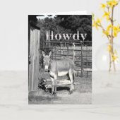 Howdy Kaart (Gele Bloem)