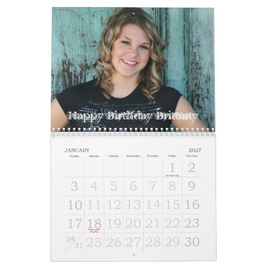 HOWDY KALENDER (Jan 2027)