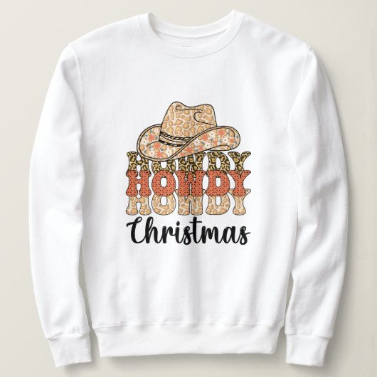 Howdy kerst trui (Design voorkant)
