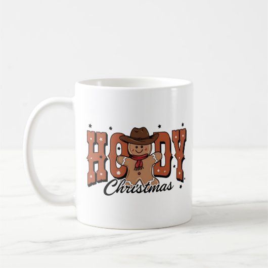 Howdy Kerstmis Rechterhand Koffiemok (Links)