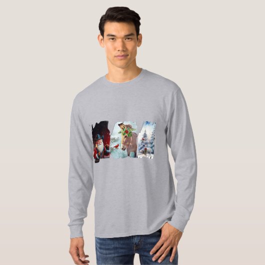 Howdy Kerstmis T-shirt (Voorkant volledig)