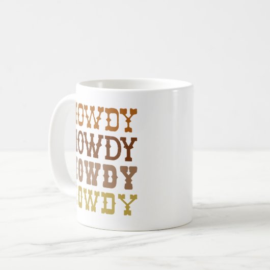 Howdy Koffiemok (Voorkant links)