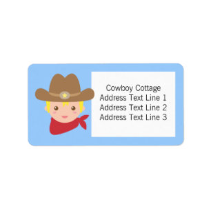 Howdy, Leuke Cowboy voor kleine jongens Etiket