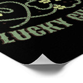 Howdy Lucky Charm Western St Patrick Day Shamrock Poster (Hoek)