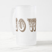 Howdy Matglas Bierpul (Voorkant links)