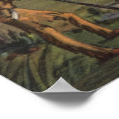 Howdy (Mountain & Prairie Scene) Poster (Hoek)