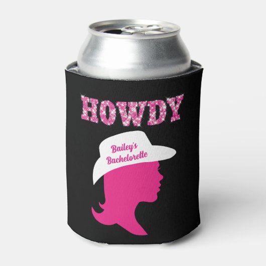 Howdy Nashville Bachelorette Blikjeskoeler (Blikje Voorkant)