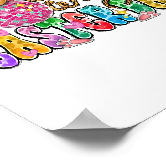 Howdy Paasdag Poster (Hoek)