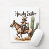 Howdy Paashaas Rijden op een paard Cowboy Muismat (Met muis)