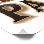 Howdy Partner Groeten van  Cowboy Perfect Poster (Hoek)